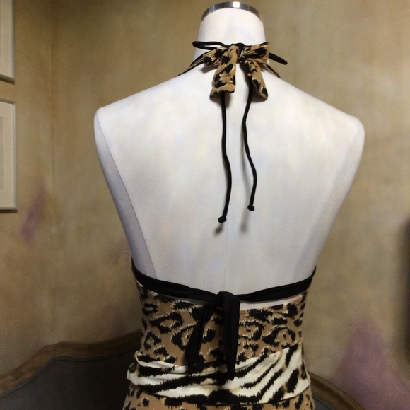 Anne Klein cheetah maillot swimsuit, size 8, like new! - Picture 13 of 15